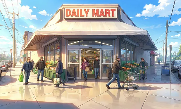 Anime style conversion of the street scene by HiDream O1 Image